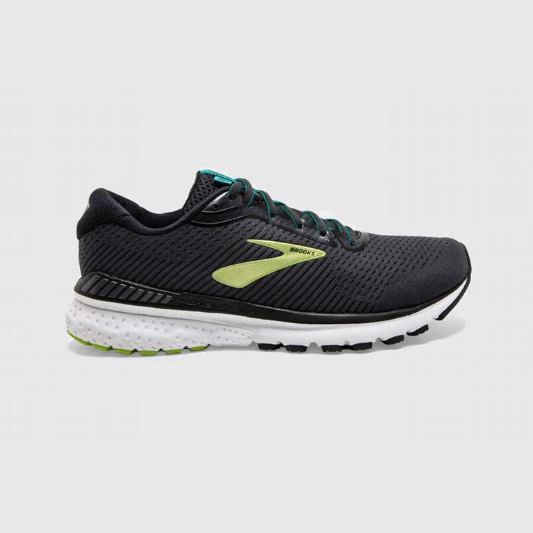 Brooks Adrenaline Gts 20 Road Løpesko Herre Tilbud - Svart/Blå/Grønn - Norge (RCG657940)